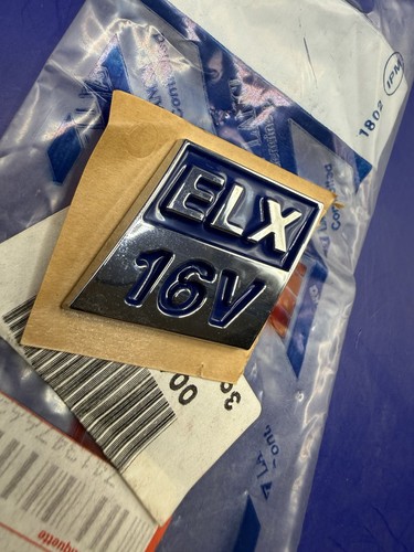 Elx 16v emblem badge fiat - 16v,